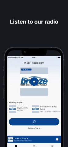 WEBR - The Breeze iPhone screenshot