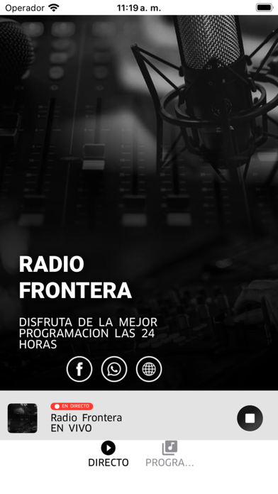 Radio Frontera Screenshot