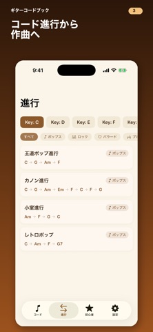 ギターコードブック のスクリーンショット