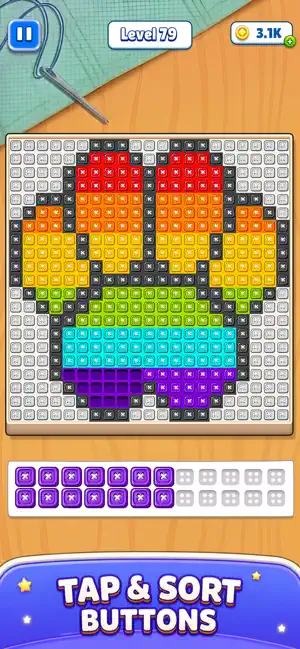 Button Sort: Merge Color Match screenshot 2