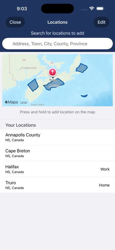 Nova Scotia Emergency Alert screenshot 6 of 8