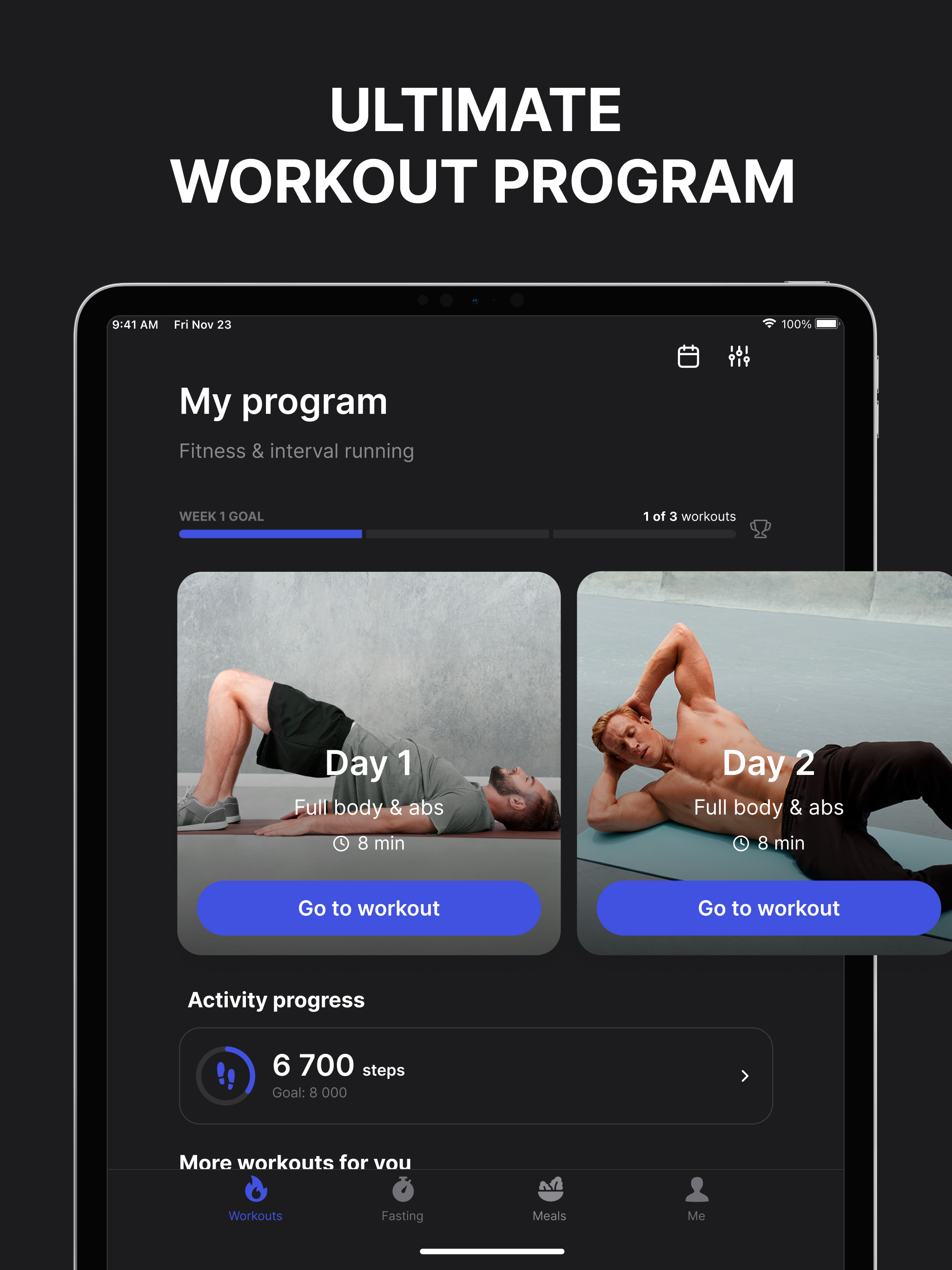 Organic Man－Workout & Fitness screenshot 13