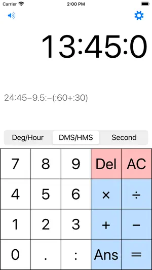 Coord and Time Calculator screenshot 1