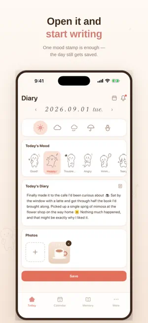 Kawaii Diary: Mood Journal screenshot 1