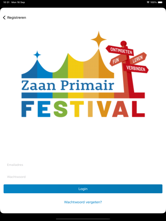Zaan Primair Festival 2024 iPad app afbeelding 2
