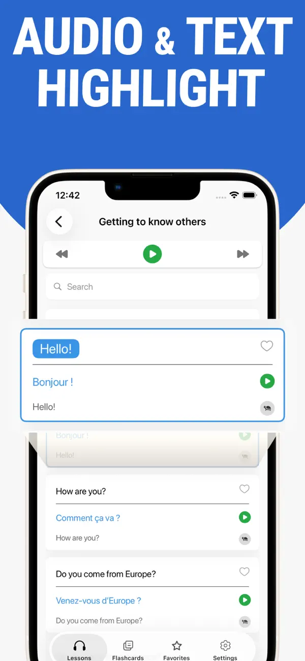 Screenshot #2 pour Learn French - Lentil