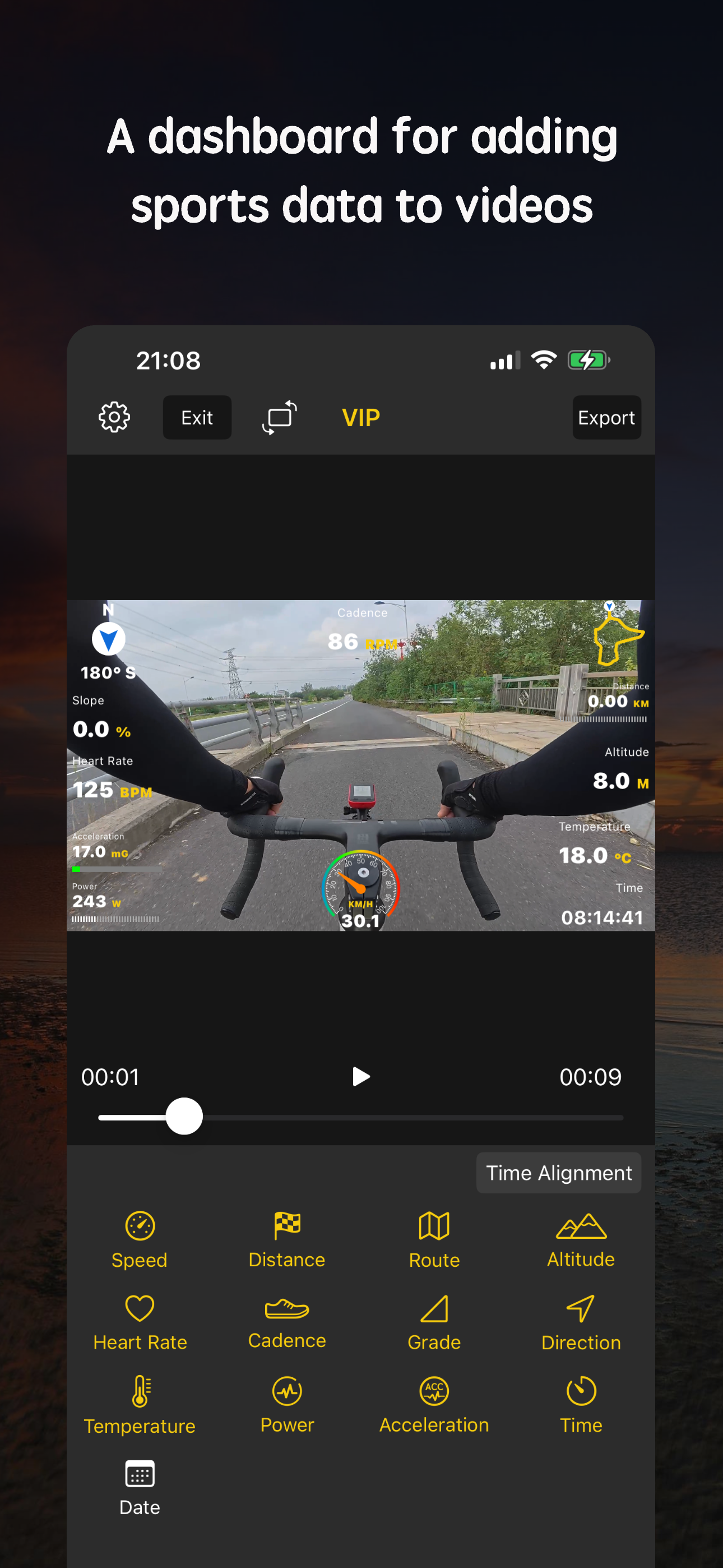 Cycling Dash-Data video tool