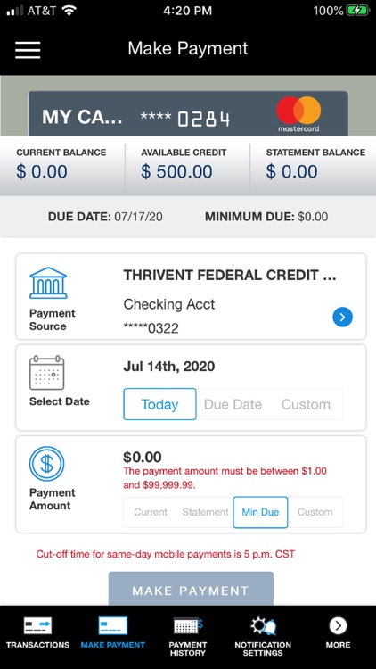 ThriventCU Credit Card screenshot-3