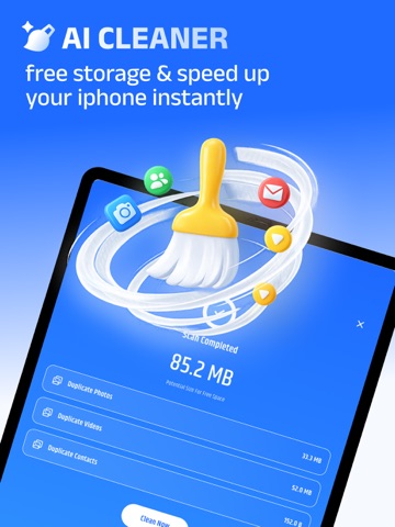 AI Phone Storage Cleaner . iPad screenshot 1