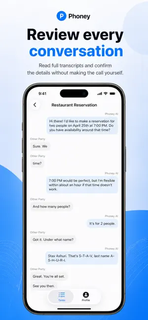 Phoney: Automate Phone Calls screenshot 3