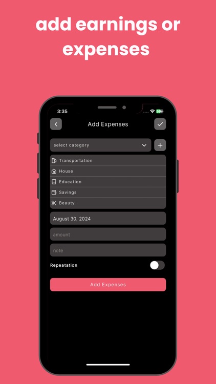 Sawizier: Expenses Manager