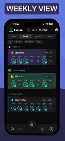 AI Habit Tracker: Habini screenshot