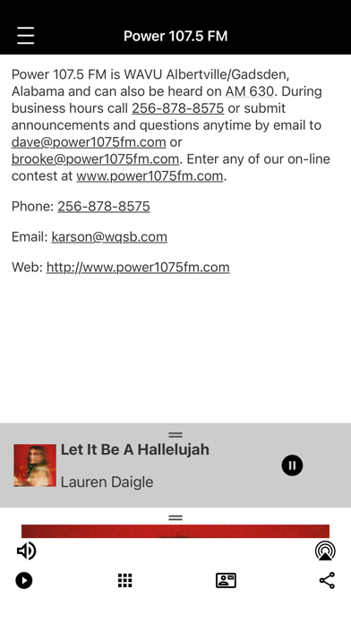 Screenshot #3 pour Power 107.5 FM