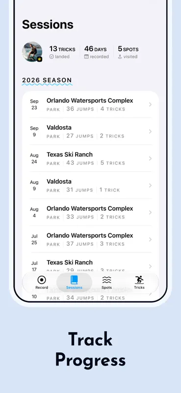 Wake: Wakeboard Tracker screenshot 3 of 10