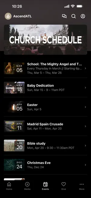 Ascend Church ATL screenshot 3