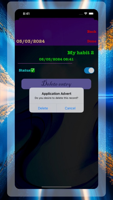 Screenshot #1 pour Autenticidad Habit Tracker Pro