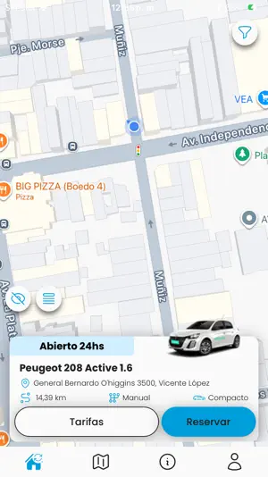 e-share Nissan screenshot 2