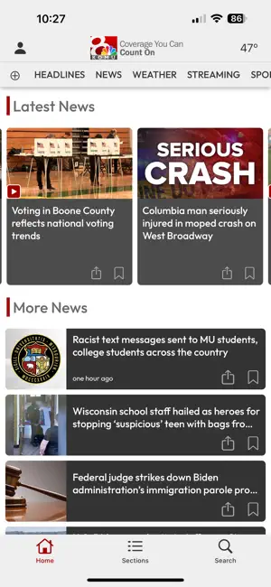 KOMU 8 News screenshot 2