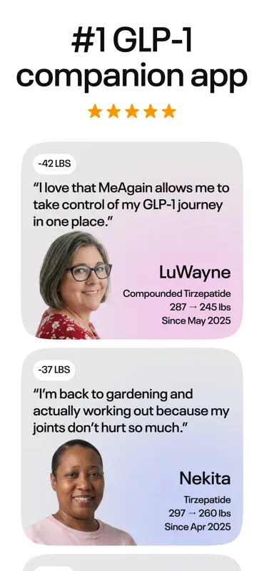 MeAgain: GLP-1 Tracker App screenshot 10 of 10