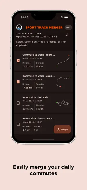 Sport Track Merger screenshot 2