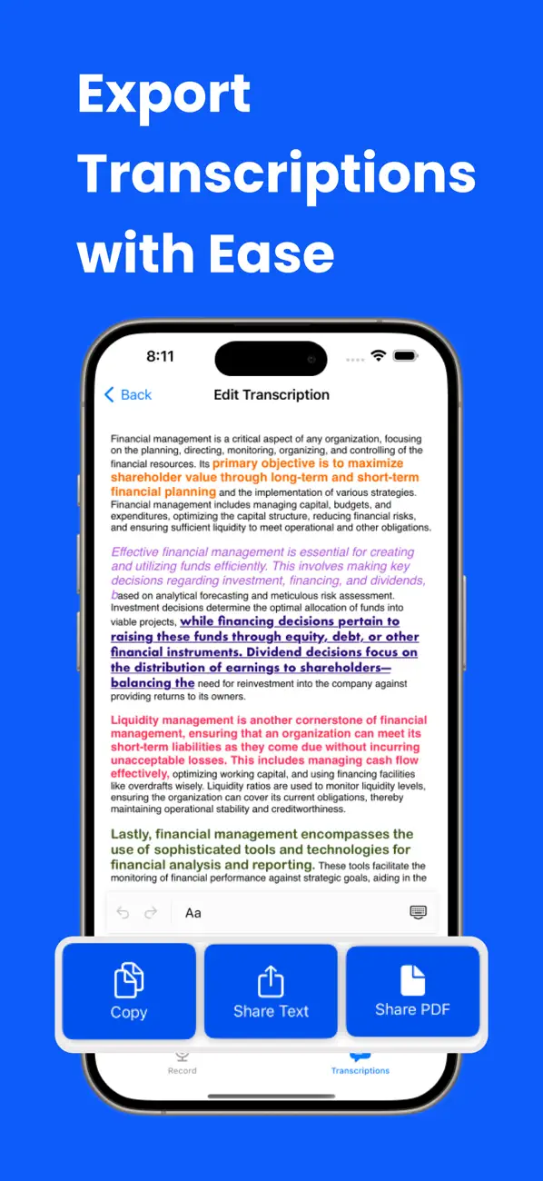 Screenshot #3 pour Voice To Text Transcribe Pro