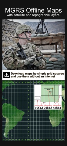 MGRS Offline Map Satellite screenshot