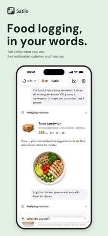 Calorie & Macro Log: Satilo Screenshot 1 of 5