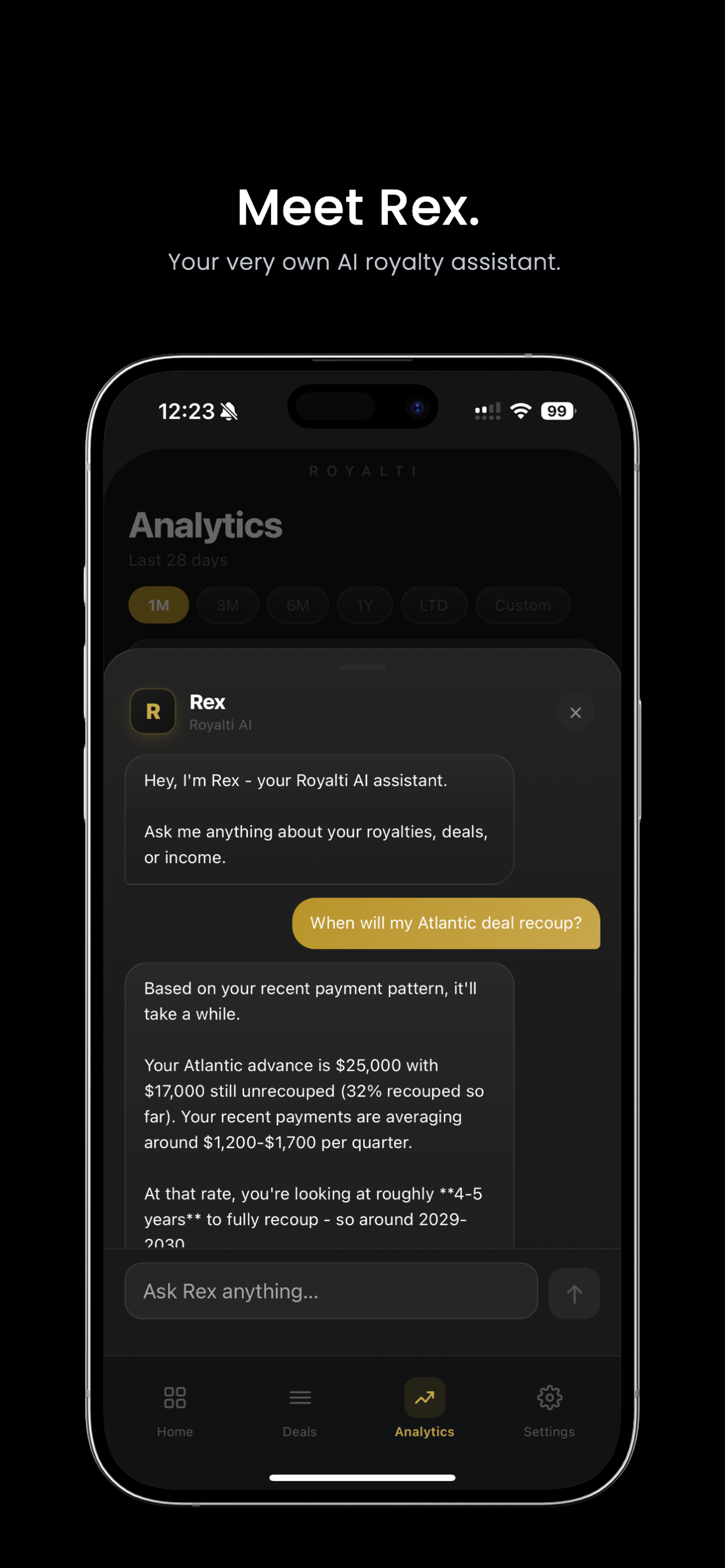 Royalti: Music Royalty Tracker