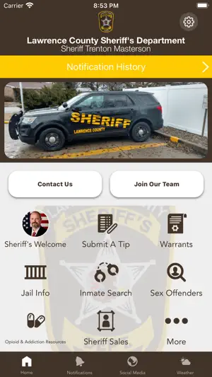 Lawrence County Sheriff's Dept screenshot 2