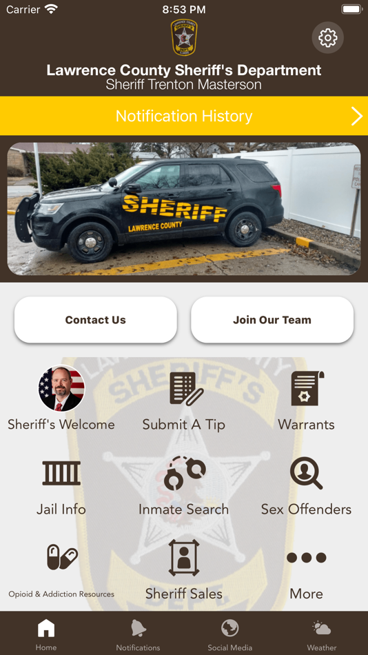 #2. Lawrence County Sheriff's Dept (iOS) Podle: Lawrence County Sheriff's Department