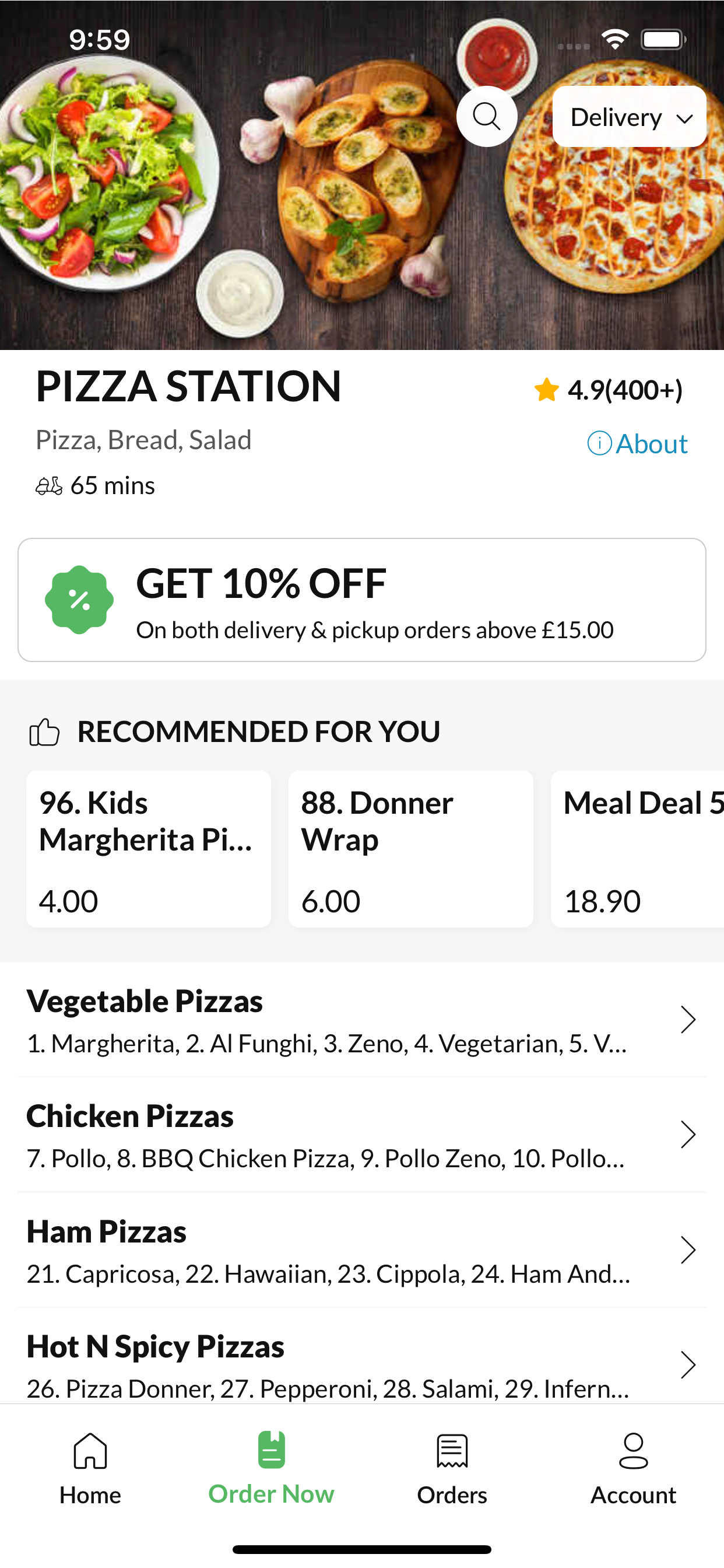 Pizza Station.