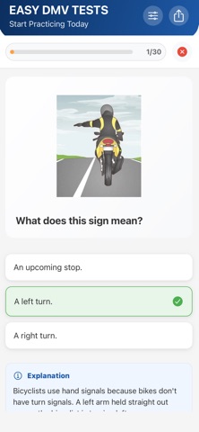 DMV Practice Test – Easy Prep Screenshot 3 of 6
