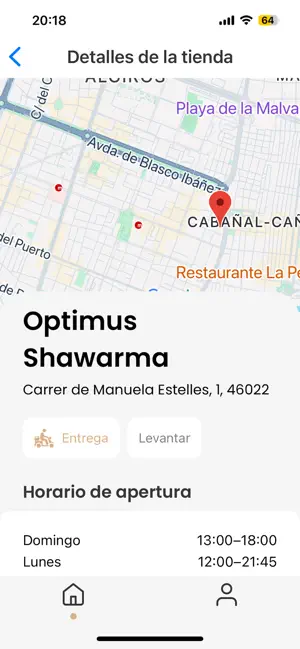 Optimus Shawarma - Valencia screenshot 2