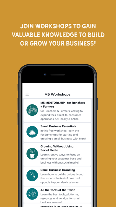 M5 Entrepreneurs Community iPhone screenshot 5 - Business app