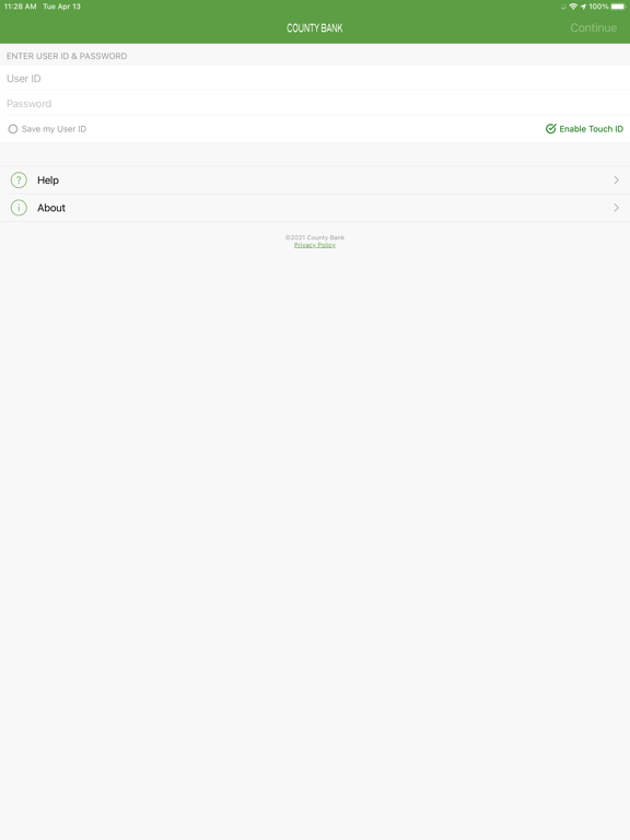 CountyBankDel iPad screenshot 4 - Finance app