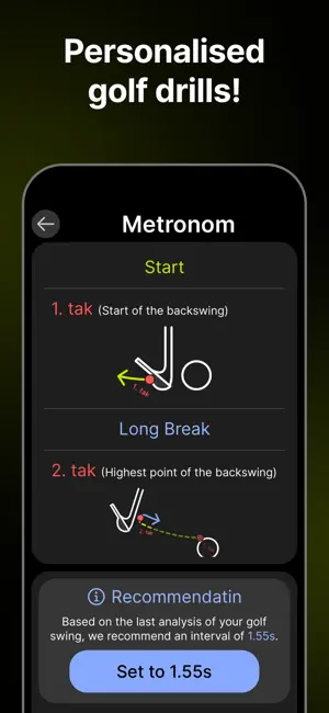 DeepGolf: AI Golf Swing Coach screenshot 4