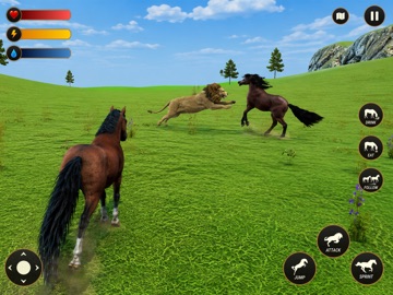 Wild Horse Animal Simulator iPad screenshot