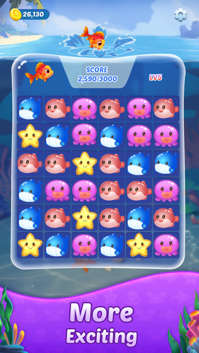 Ocean Crush: Blast Game Screenshot