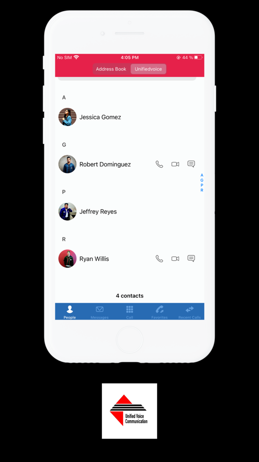 #4. Unified Voice Softphone (iOS) 由: Unified voice communication private Limited