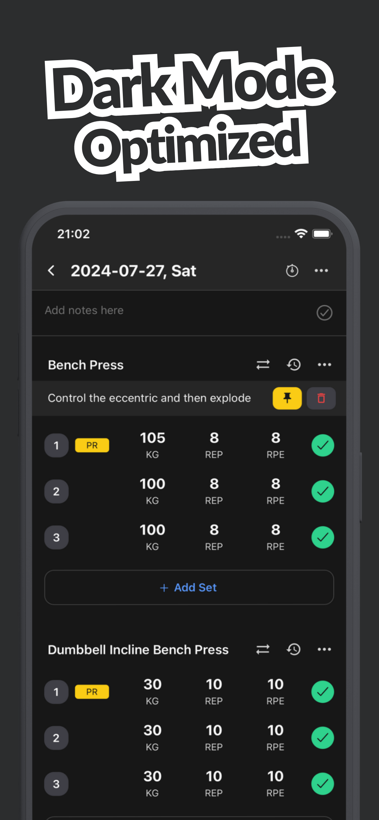 Gym Workout Tracker Log - Wise