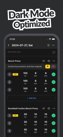Gym Workout Tracker Log - Wise Screenshot 8 of 8