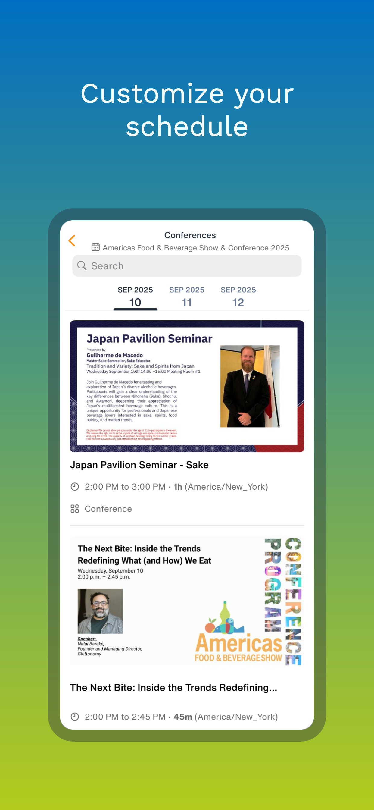 Americas Food & Beverage Show screenshot 3