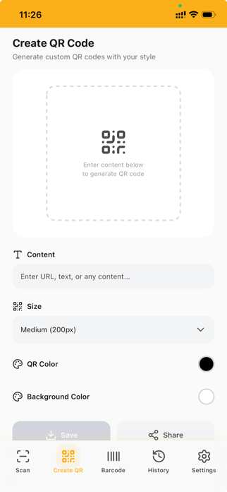 QR Code & Barcode Tools Screenshot 2 of 4