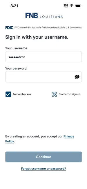 FNB of Louisiana Mobile screenshot 1