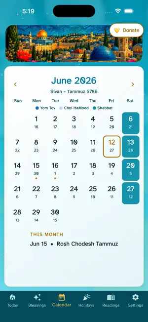 Messianic Jewish Calendar screenshot 3