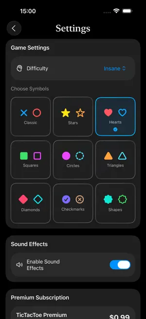 TicTacToe SE screenshot 2