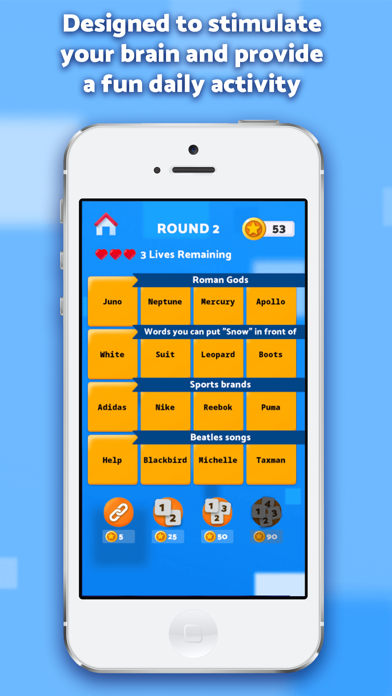 Connect The Words: 4 Word Game Screenshot