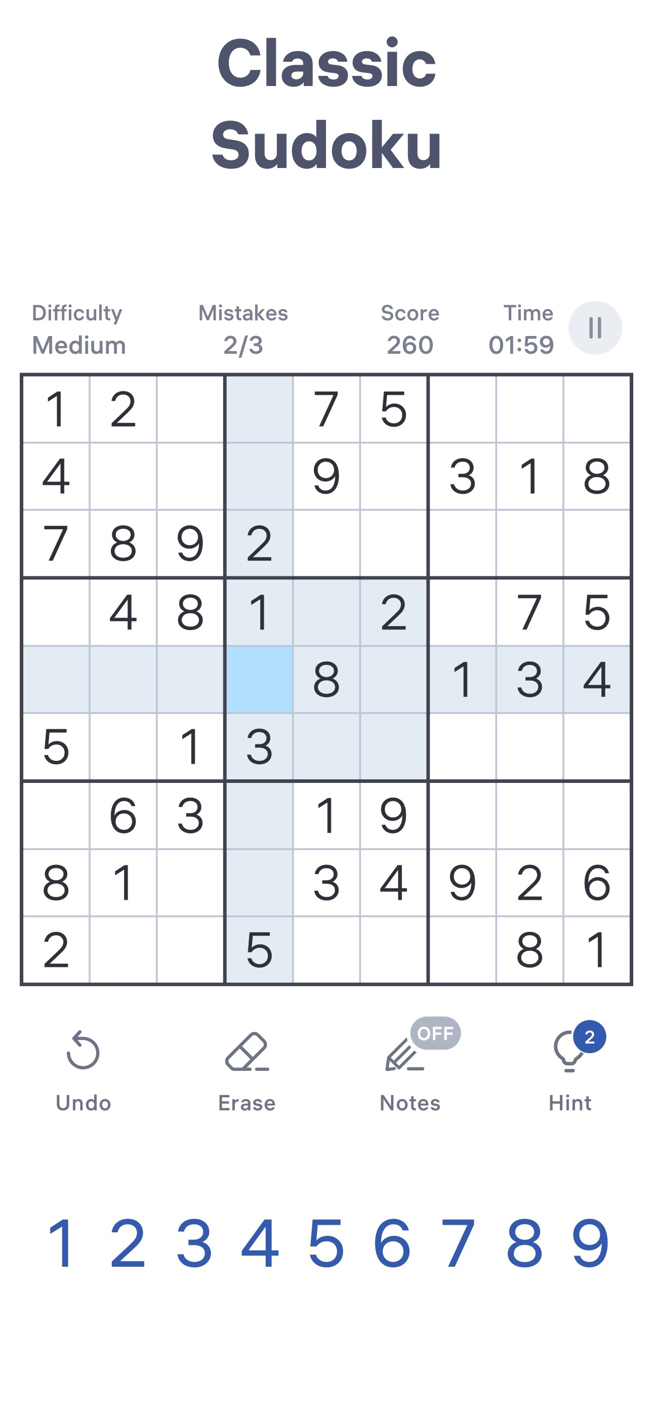 Sudoku.com - Number Games screenshot 2