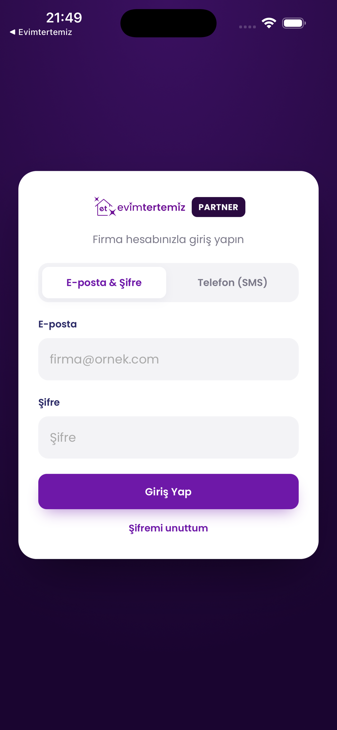 Evimtertemiz Partner screenshot 4