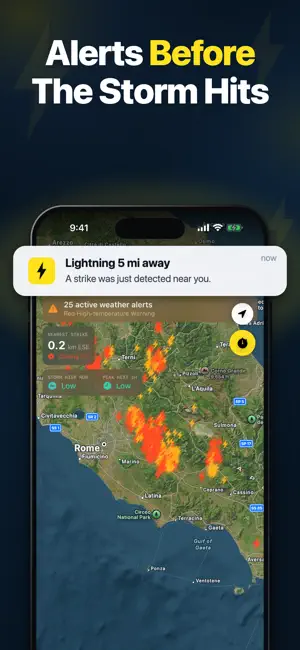 Lightning Tracker & Thunder screenshot 2